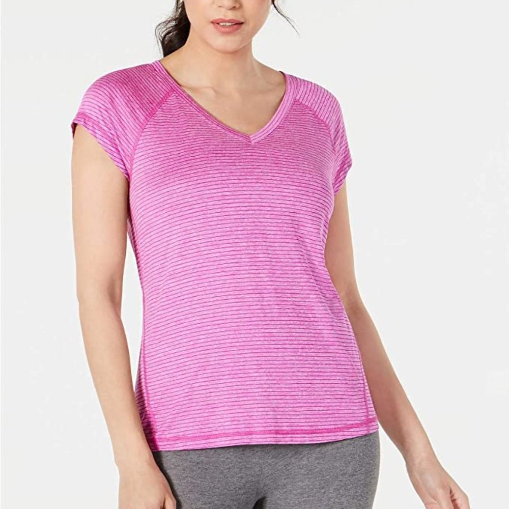Ideology Women's Striped Rapid Dry Top